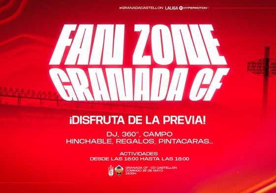 Promo oficial de la Fan Zone del Granada.