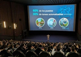 Evento de Hispatec 'La IA para agricultura como nunca la hubieras imaginado'.