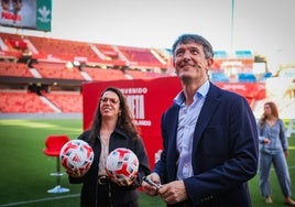 Pacheta, durante su presentación.