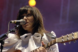 La Bien Querida, durante el concierto.