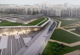 Proyecto de la integración del tren en Andaluces.