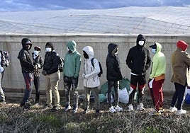 Imagen de archivo de personas desalojadas del asentamiento del Walili.