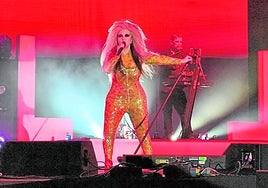 Fangoria sobre el escenario del OleoSónica.