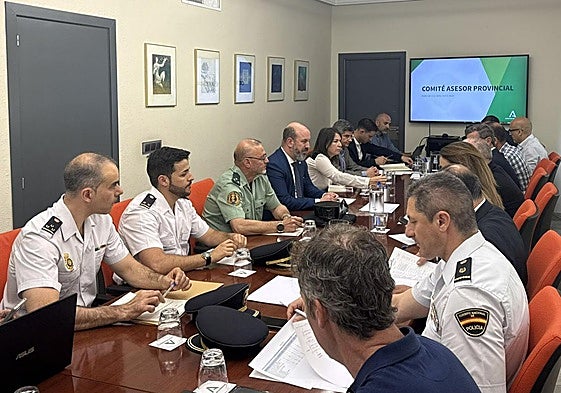 Reunión mantenida en la Delegación del Gobierno en Jaén.