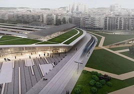 Imagen virtual del soterramiento de Granada.