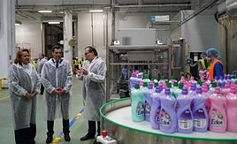 Moreno, de visita en Persán,