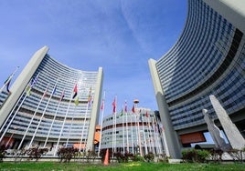 Edificio de la ONU en Viena, donde tiene su sede la OIEA.