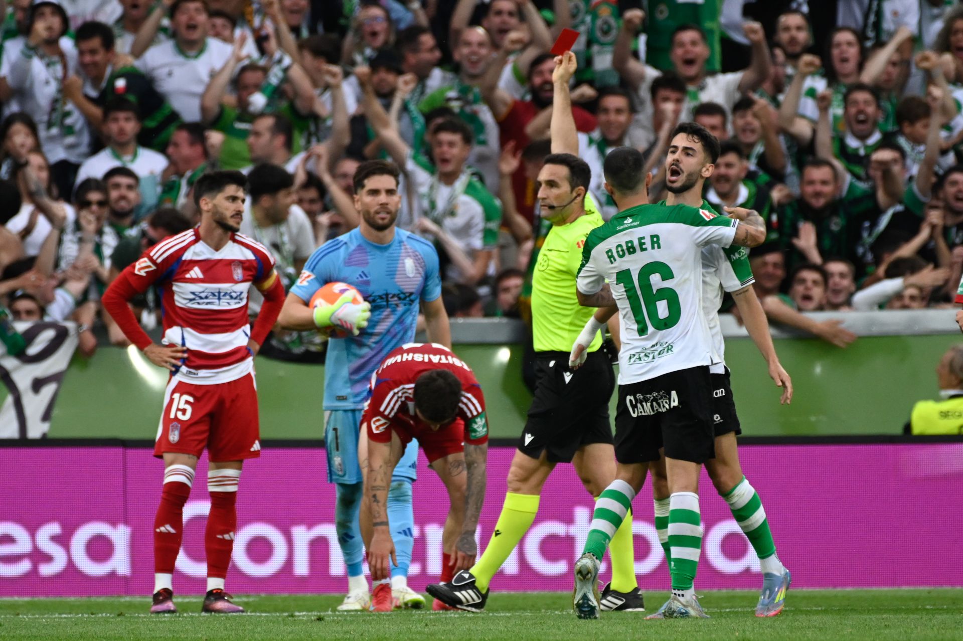 El Racing - Granada CF, en imágenes