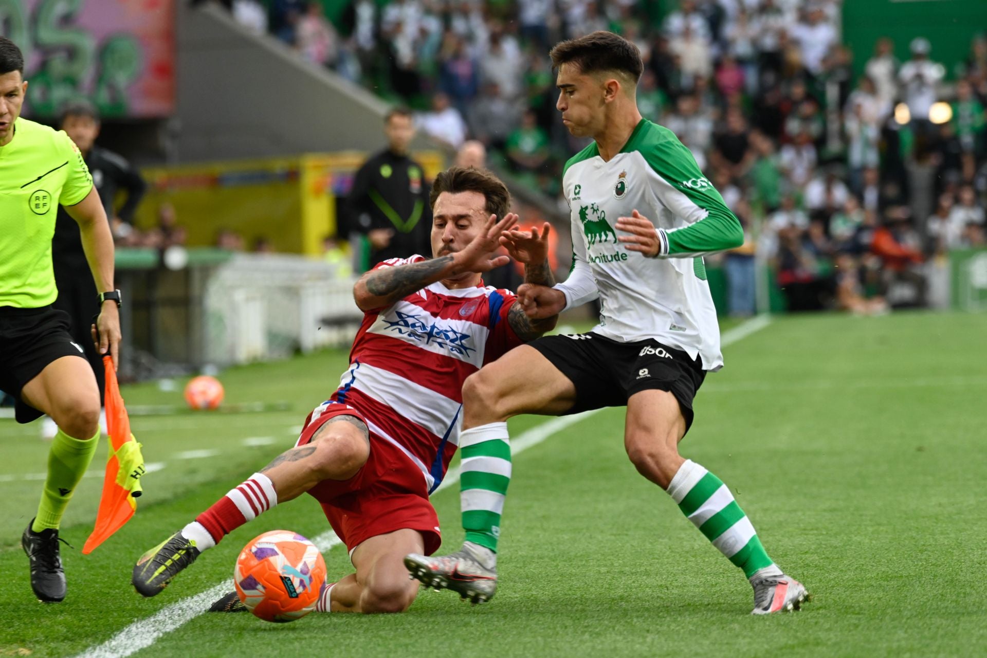 El Racing - Granada CF, en imágenes