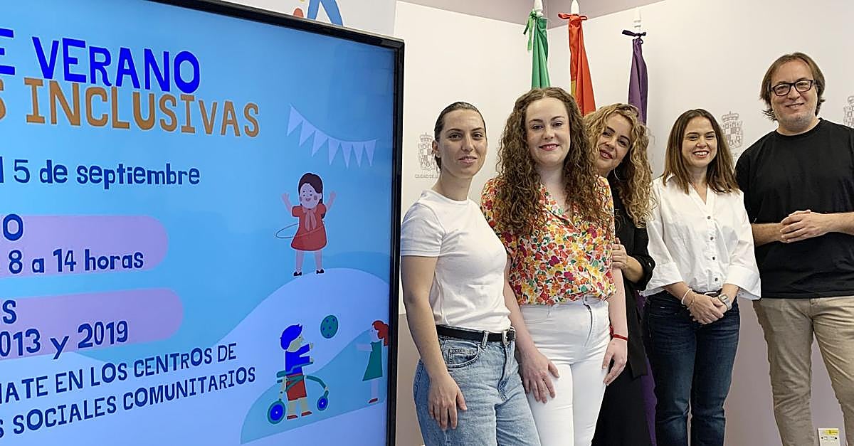 Presentación de las escuelas de verano del Ayuntamiento de Jaén.