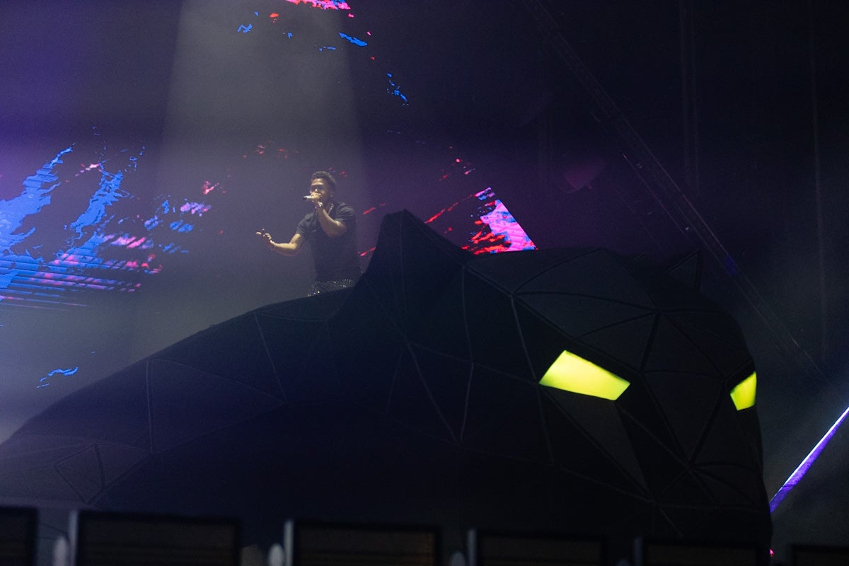 El concierto de Myke Towers en Granada, en imágenes