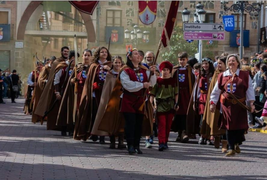 Colectivo de arqueros que participará en la recreación.