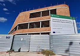 Imagen de archivo de las obras del futuro Conservatorio Superior de Música de Jaén.