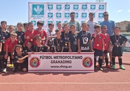 Algunos de los equipos participantes en la Copa Metropolitana Caja Rural de Granada.