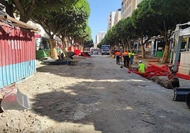 Vox critica los «retrasos» de las obras de El Paseo de Almería y denuncia la «falta de transparencia» del Partido Popular