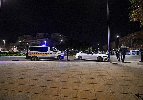 Actuación de la Policía Local de Almería.