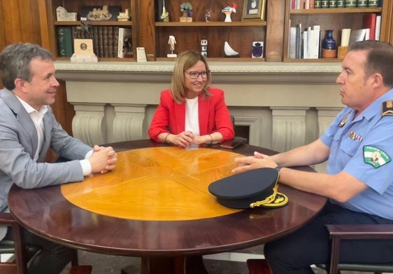 Julio Millán, María del Carmen Angulo y Luis Ojeda.