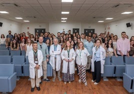Los nuevos residentes desarrollarán su labor en el hospital jienense.