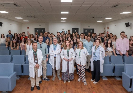 Los nuevos residentes desarrollarán su labor en el hospital jienense.