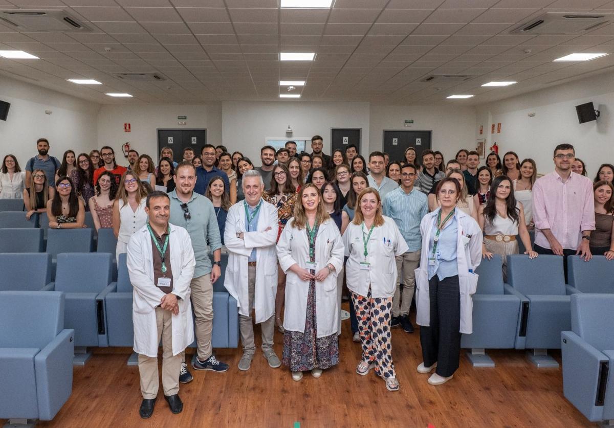 Los nuevos residentes desarrollarán su labor en el hospital jienense.