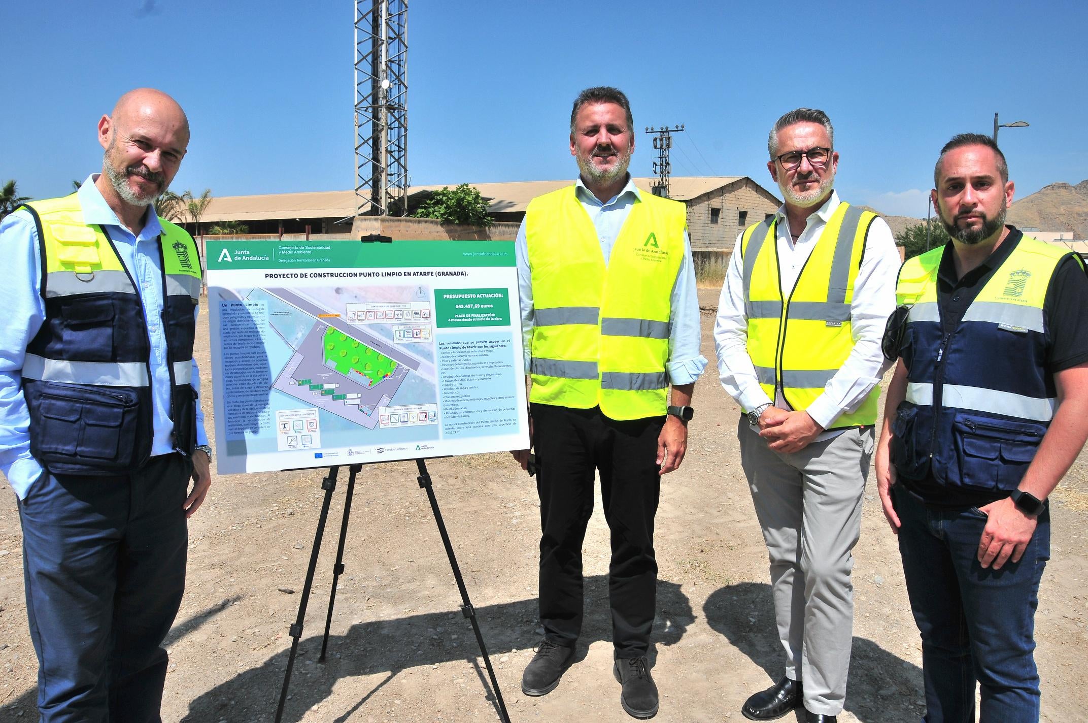 La Junta inicia las obras del nuevo punto limpio de Atarfe