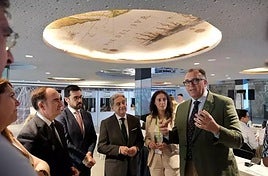 El consejero de Turismo, Arturo Bernal, este viernes en Sevilla en el marco de la Asamblea General de la Comisión Arco Atlántico.
