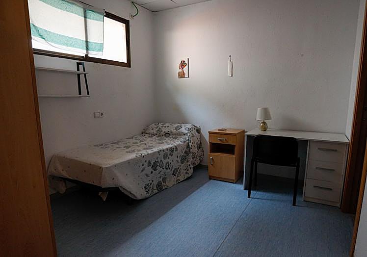 Dormitorio del piso de entrenamiento.