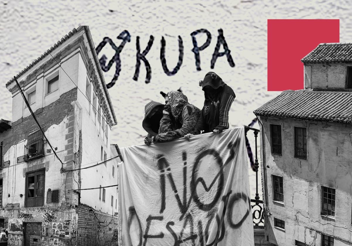 El mapa de la Granada okupada