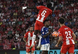 Dion Lopy fue 'Dios' Lopy, aunque no pudo ver al Almería ganar