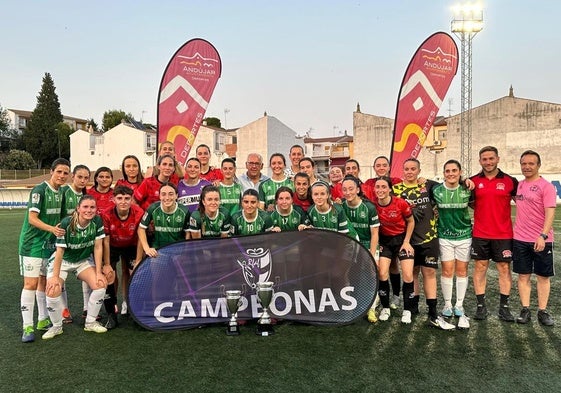 Campeonas de fútbol 7.