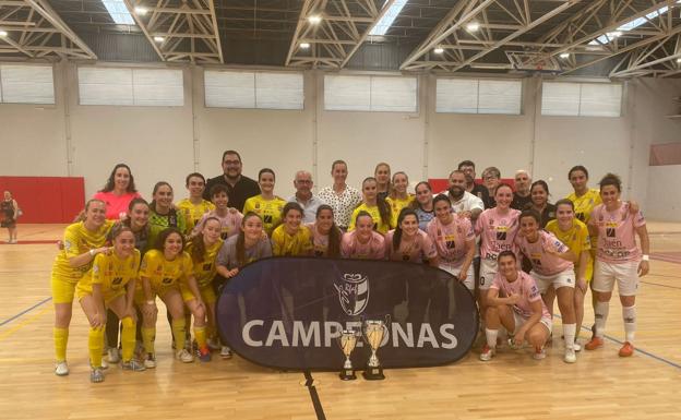 Campeonas fútbol sala.