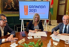 Marifrán Carazo: «El Palacio de Congresos es un símbolo de apertura, encuentro y proyección. Su adhesión refuerza la vocación internacional de esta candidatura.»