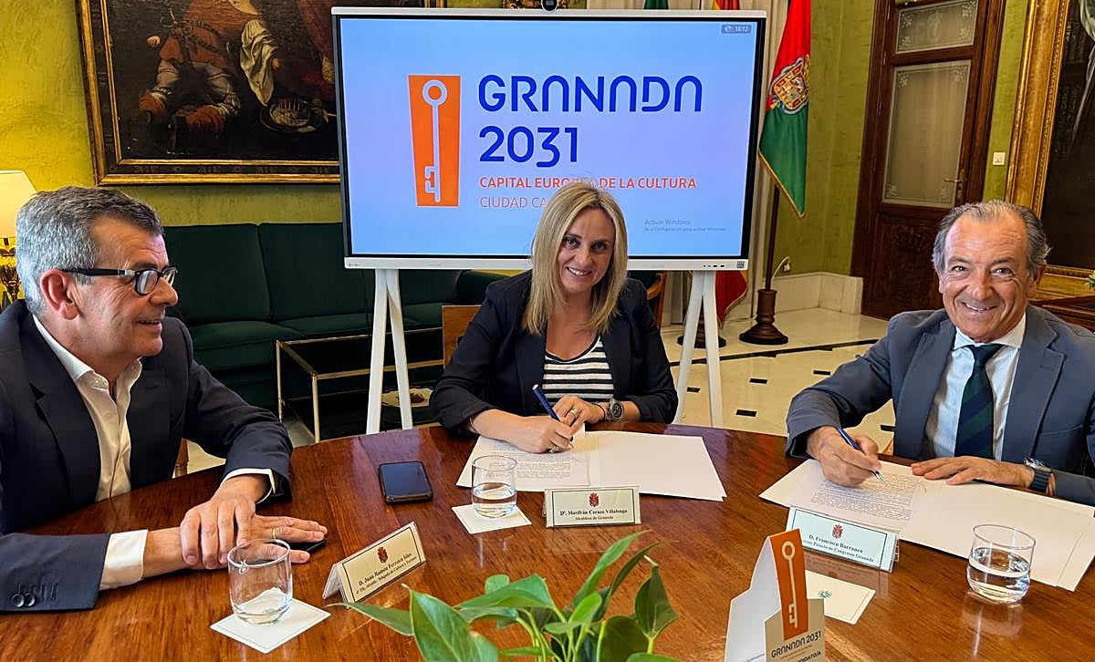 Marifrán Carazo: «El Palacio de Congresos es un símbolo de apertura, encuentro y proyección. Su adhesión refuerza la vocación internacional de esta candidatura.»