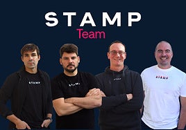 Equipo de la startup STAMP.