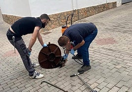 Trabajos en el municipio.