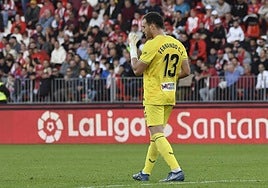 Fernando, contrariado por la derrota, pero soñando con la remontada.