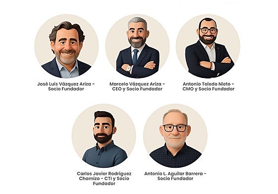 Equipo fundador de la startup Flickea.