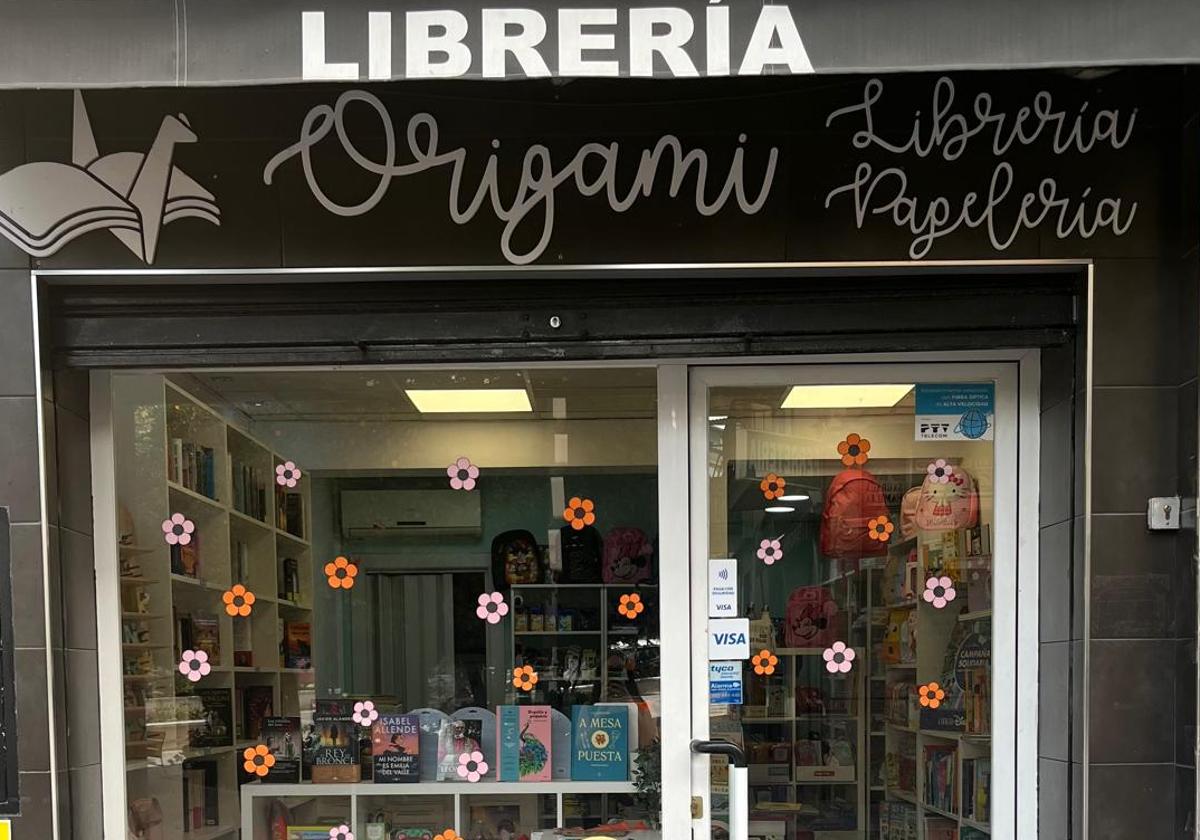 Fachada de la Librería Origami.