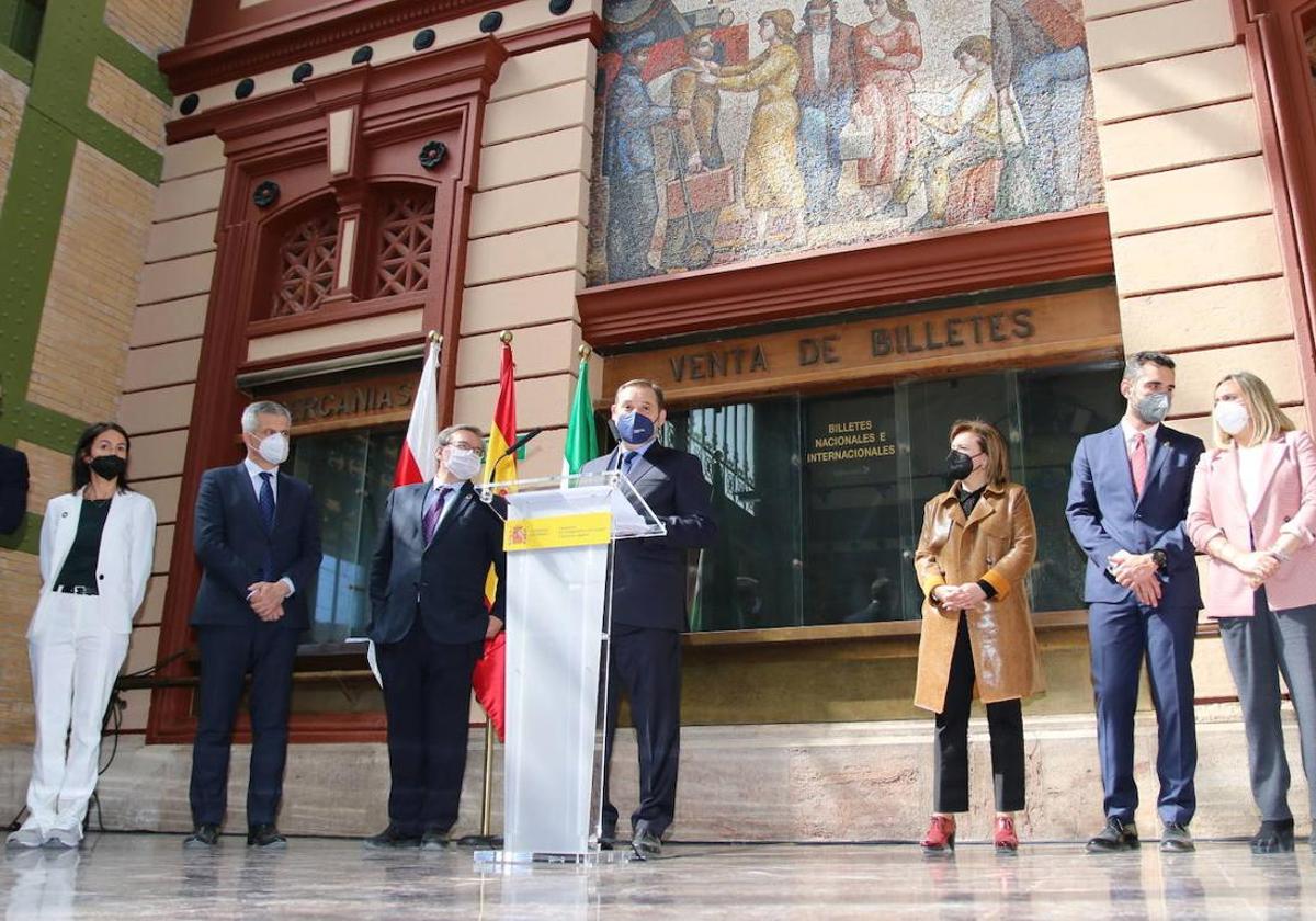 Ábalos en una visita a Almería, de archivo.