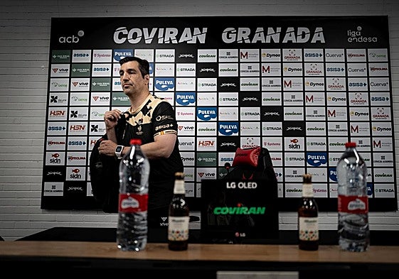 Pablo Pin, tras su última rueda de prensa.