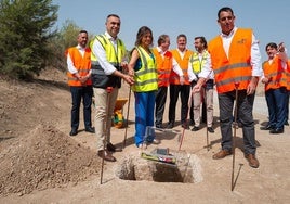 Comienzo de los trabajos de la nueva sección de biorresiduos en la Ecocentral de Alhendín