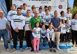 Varios de los participantes posan en Almuñécar.