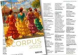 Portada del librillo sobre las páginas interiores con la agenda de actividades.