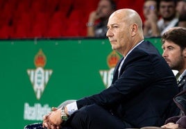 Pedro Fernández, presidente del Hereda Sevilla, nombre con el que saldrá el Betis en la Liga Endesa.