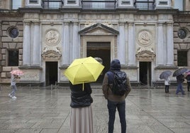 Aviso amarillo por tormentas en Granada.