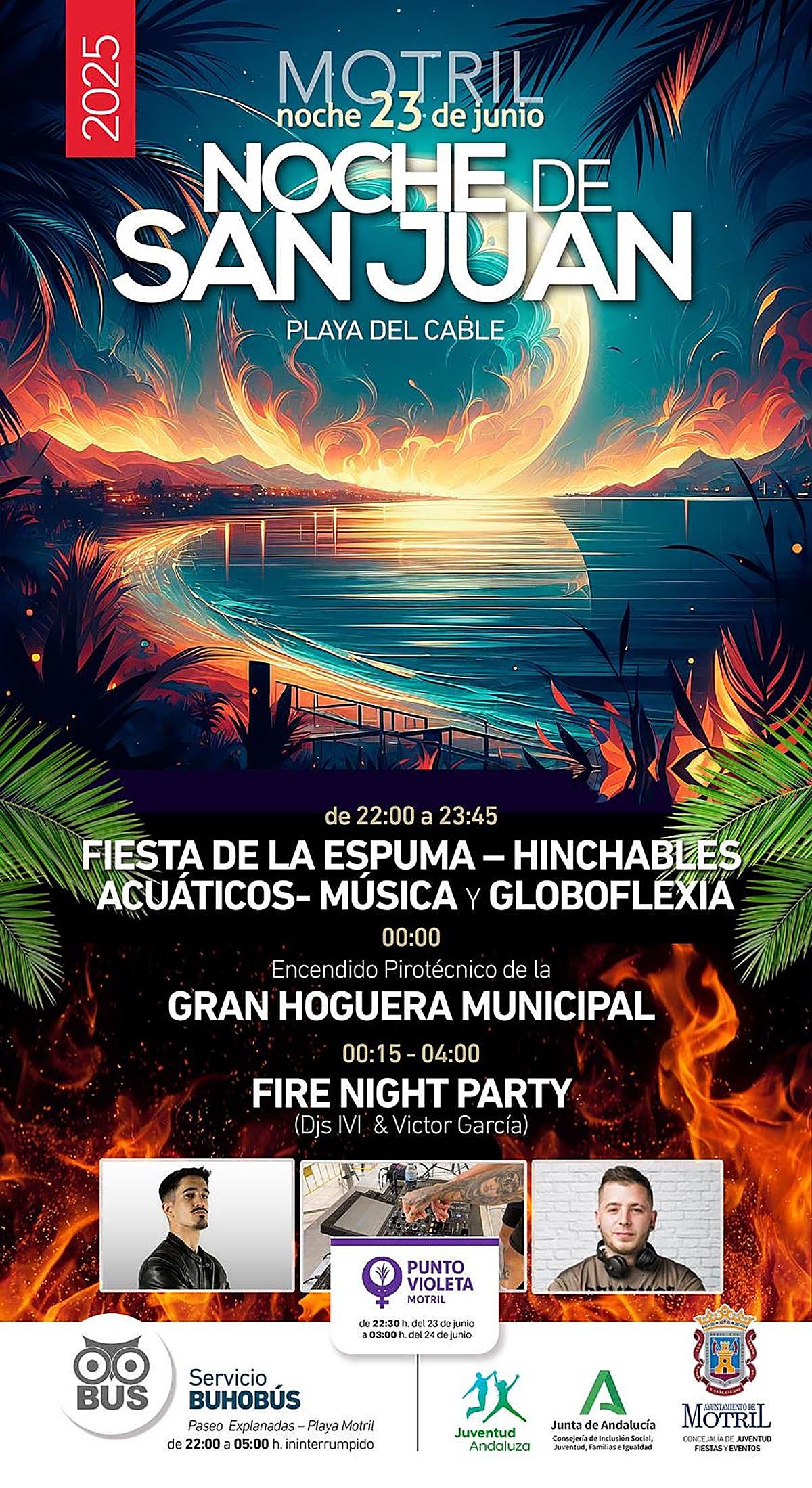 Así va a ser la fiesta de la noche de San Juan en Motril