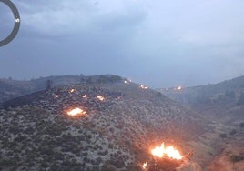 Estabilizado a primera hora el incendio de Peal de Becerro