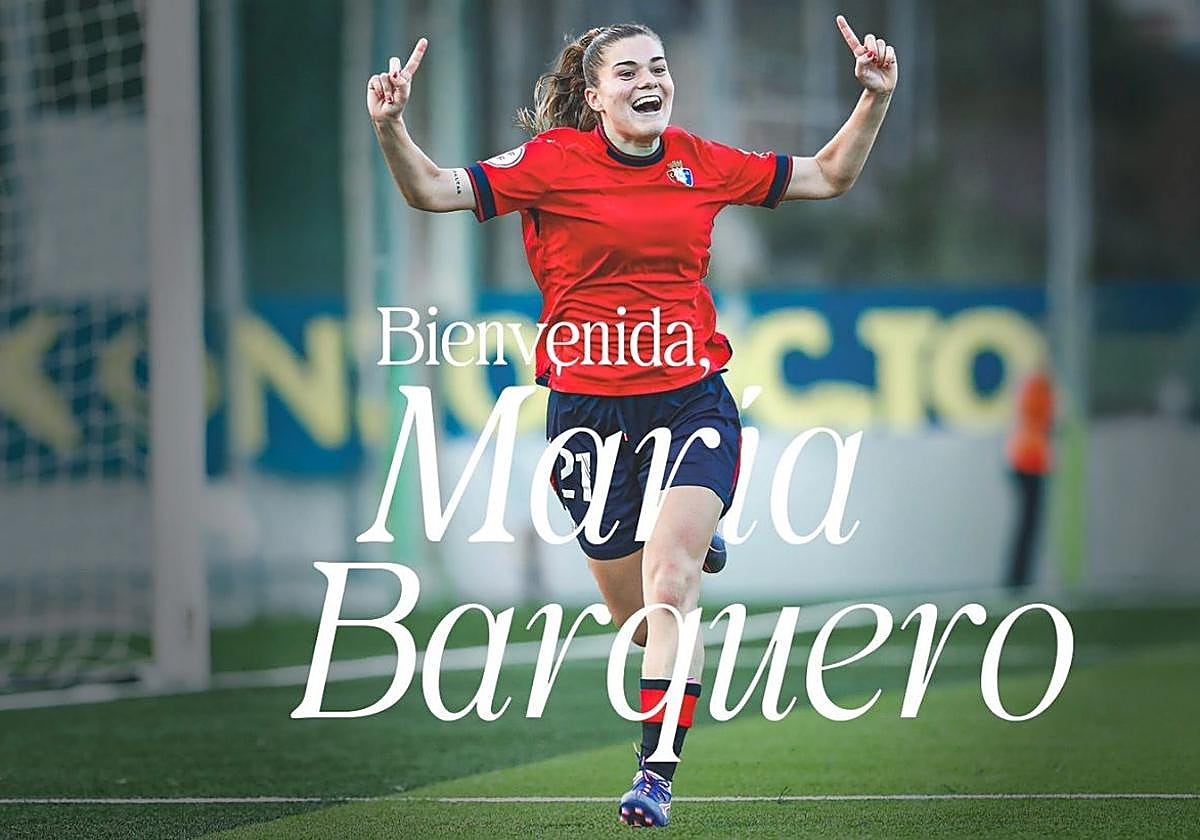 Bienvenida del Granada a María Barquero.