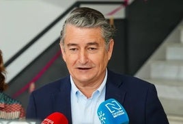 El consejero andaluz de la Presidencia, Interior, Diálogo Social y Simplificación Administrativa, Antonio Sanz, este viernes
