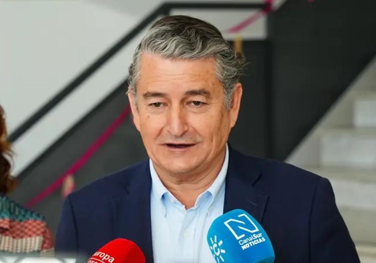 El consejero andaluz de la Presidencia, Interior, Diálogo Social y Simplificación Administrativa, Antonio Sanz, este viernes